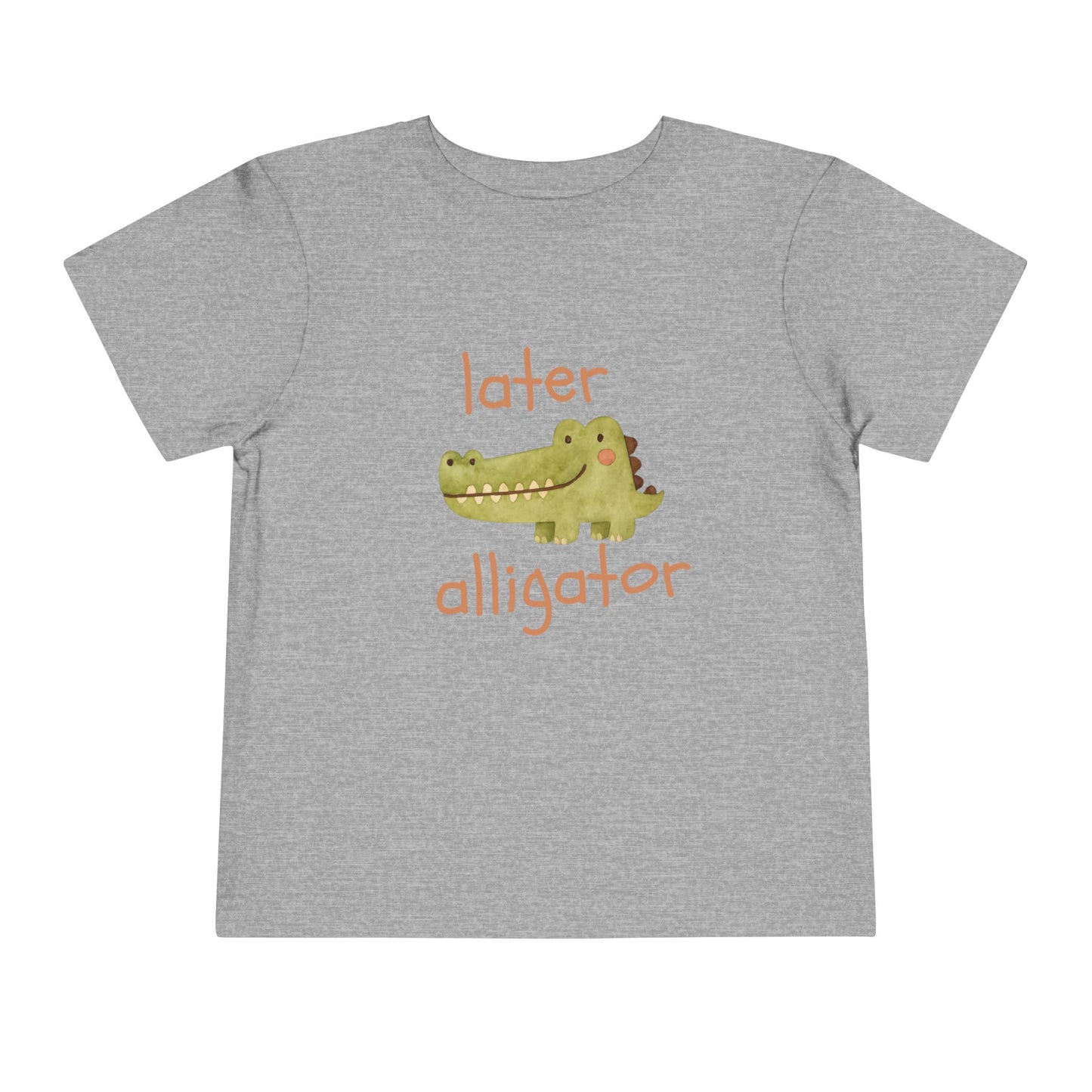 Later Alligator Toddler Tee — Cute Crocodile Graphic Shirt