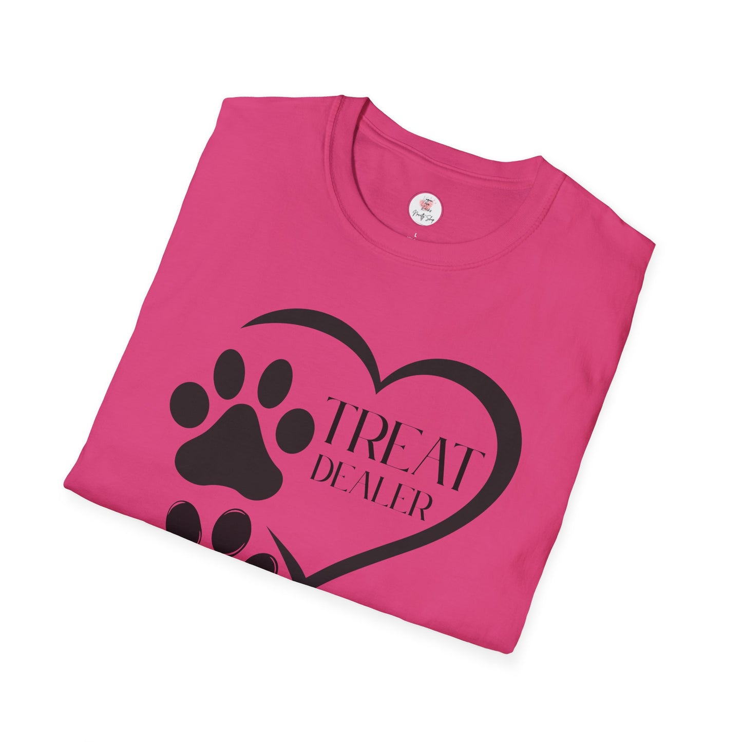 Dog Paw Heart Treat Dealer T-Shirt