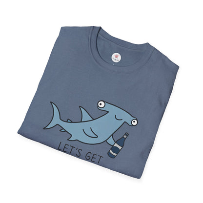 Hammerhead Shark "Let’s Get Hammered" Graphic T-Shirt