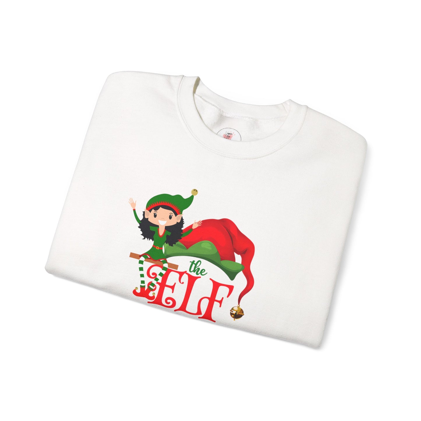 Holiday Crewneck Sweatshirt - 'The Elf Made Me Do It'