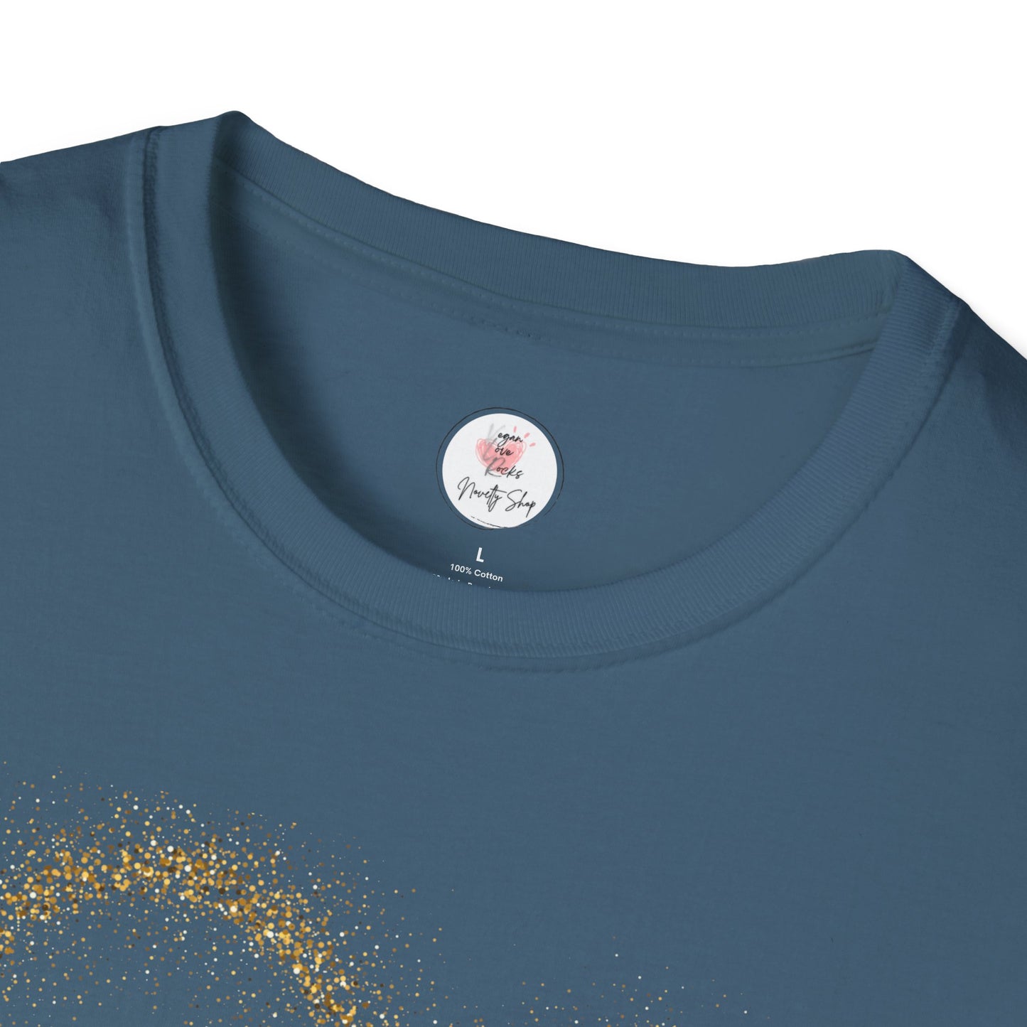 50th Anniversary T-Shirt – "Fifty Years Later" Gold Heart & Rings Celebration Tee