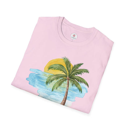 Retirement T-Shirt — "It's 5 O'Clock Everywhere" Tropical Vacation Tee