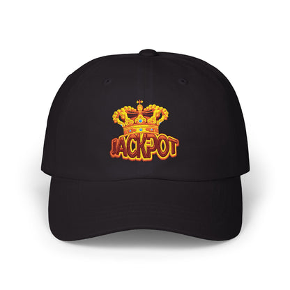 Dad Cap — 'Jackpot King' Crown Embroidery Baseball Hat