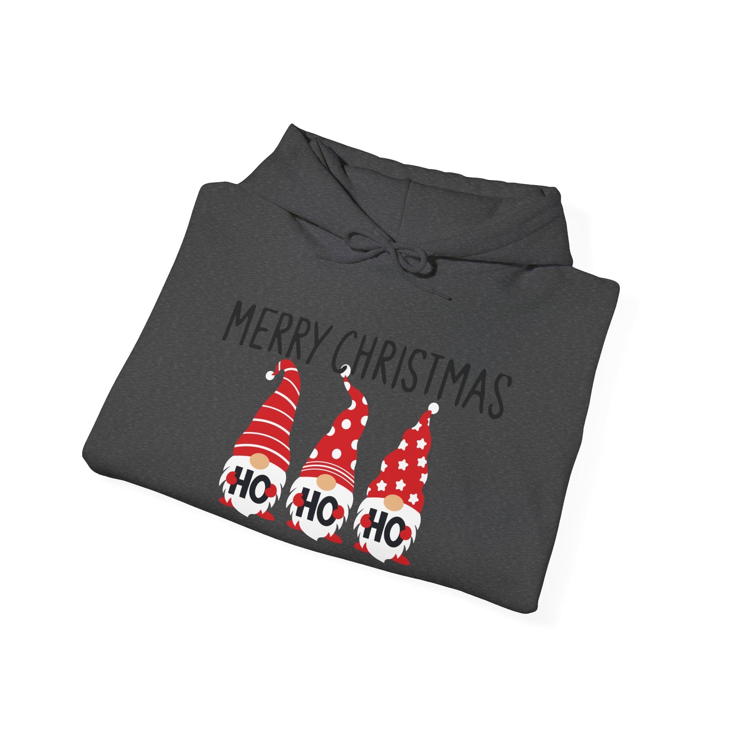 Christmas Gnome Hoodie — Merry Christmas Ho Ho Ho Holiday Sweatshirt