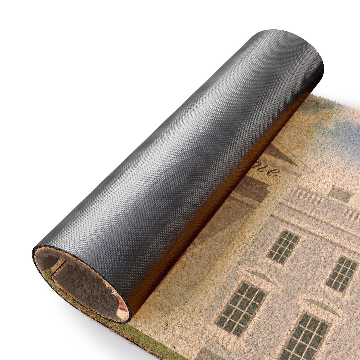 Patriotic “Daddy’s Home” Doormat — White House Illustration Welcome Mat