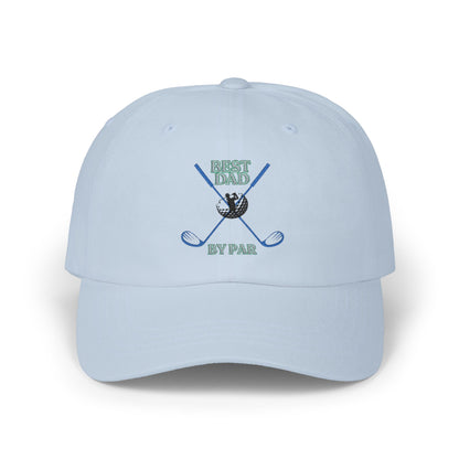 Golf Dad Cap — "Best Dad By Par" Baseball Hat