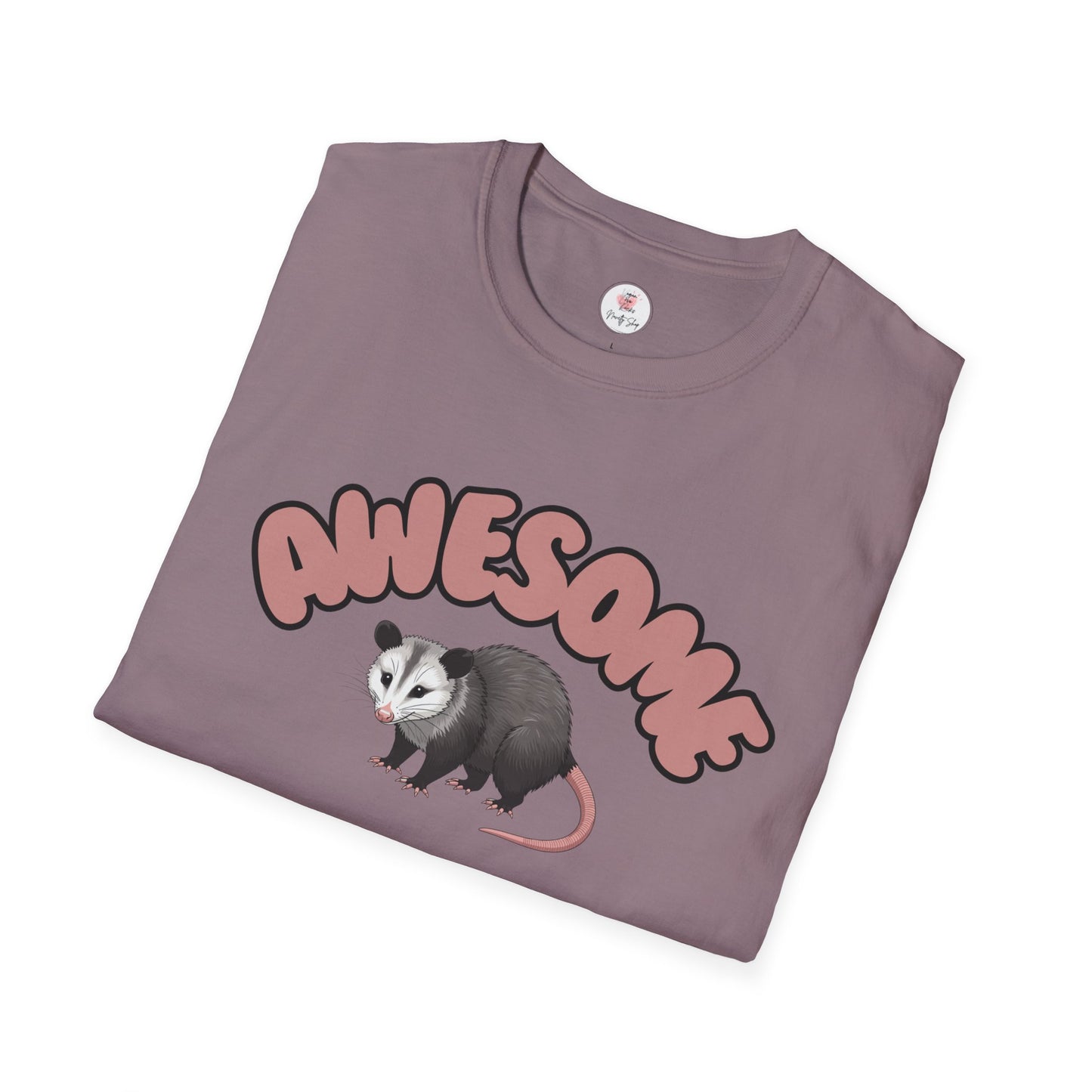 Awesome Opossum Retro Graphic T-Shirt — Cute Animal Lover Tee