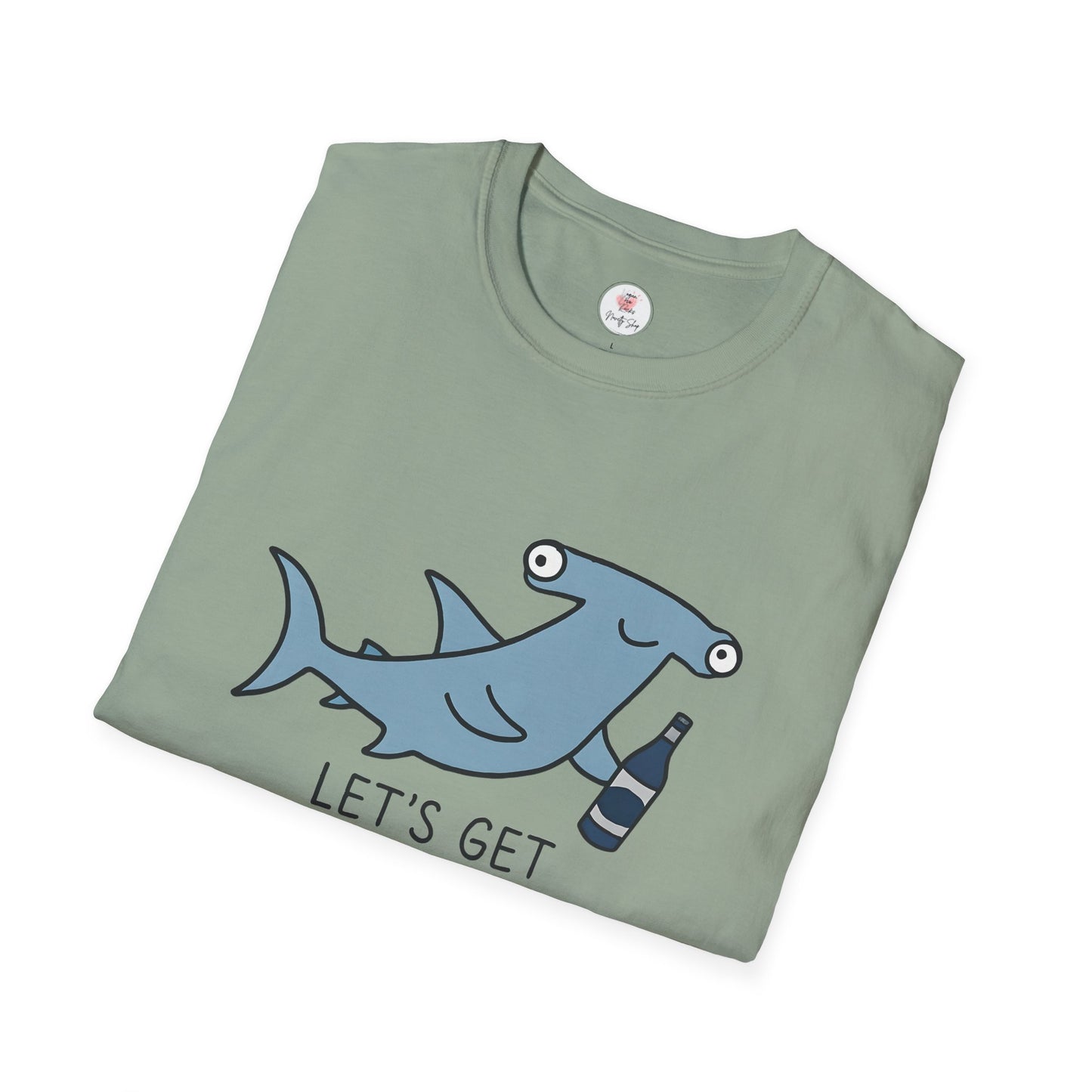 Hammerhead Shark "Let’s Get Hammered" Graphic T-Shirt