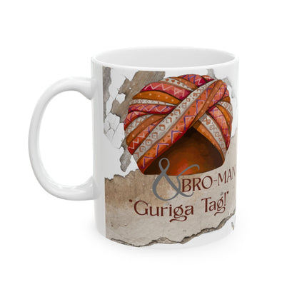 Patriotic Ceramic  11 oz Mug — Turban & Bro-man "Guriga Tag!"