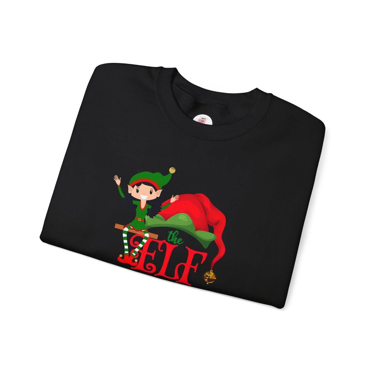 Holiday Crewneck Sweatshirt - 'The Elf Made Me Do It'