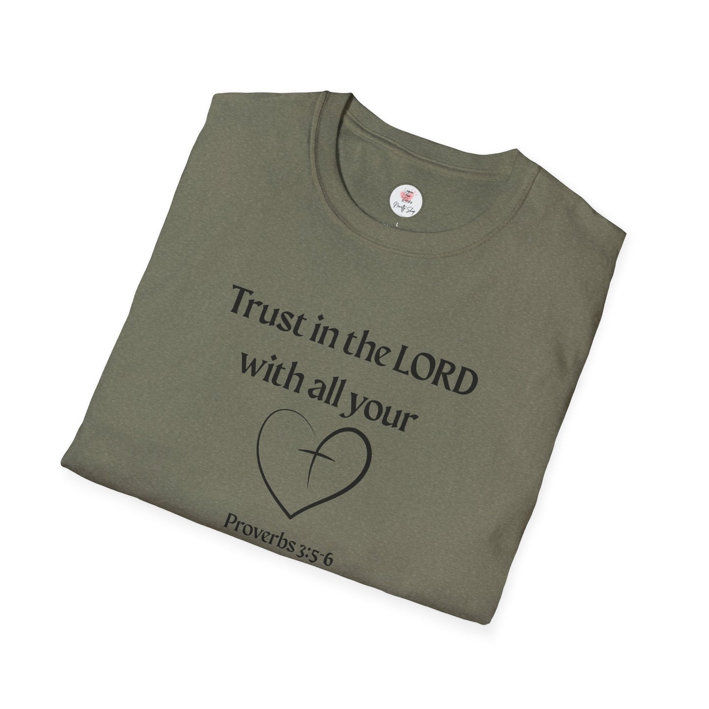 Trust in the LORD T-Shirt — Proverbs 3:5 Faith Tee
