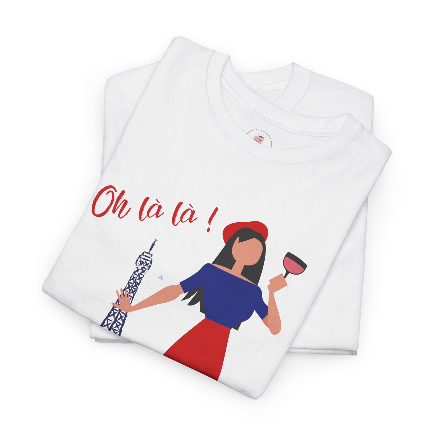 Parisian Wine & Eiffel T-Shirt — Oh La La! French Travel Tee