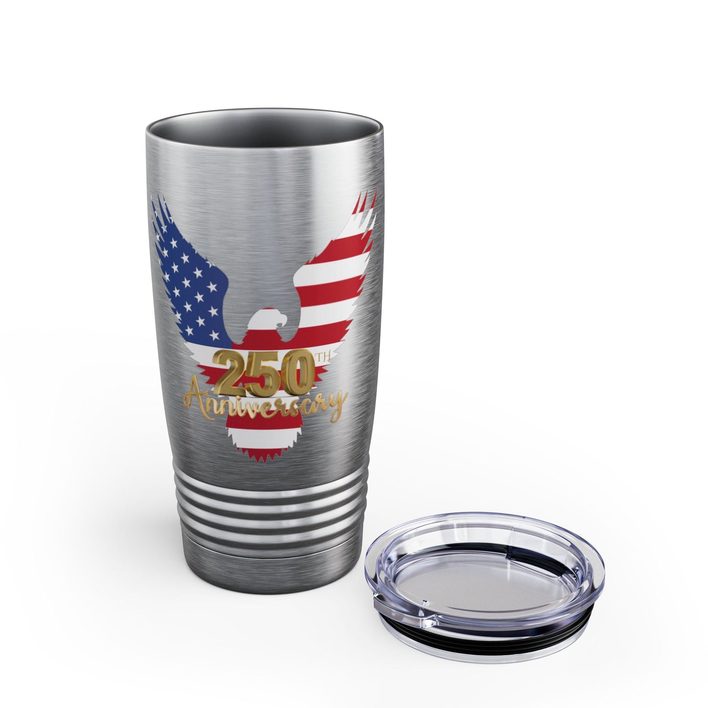 250th Anniversary American Eagle Tumbler - 20-oz Patriotic Travel Cup