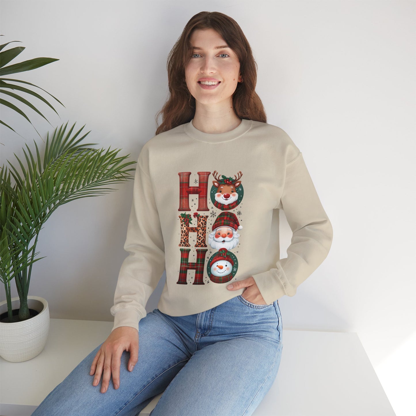 Ho Ho Ho Christmas Crewneck Sweatshirt