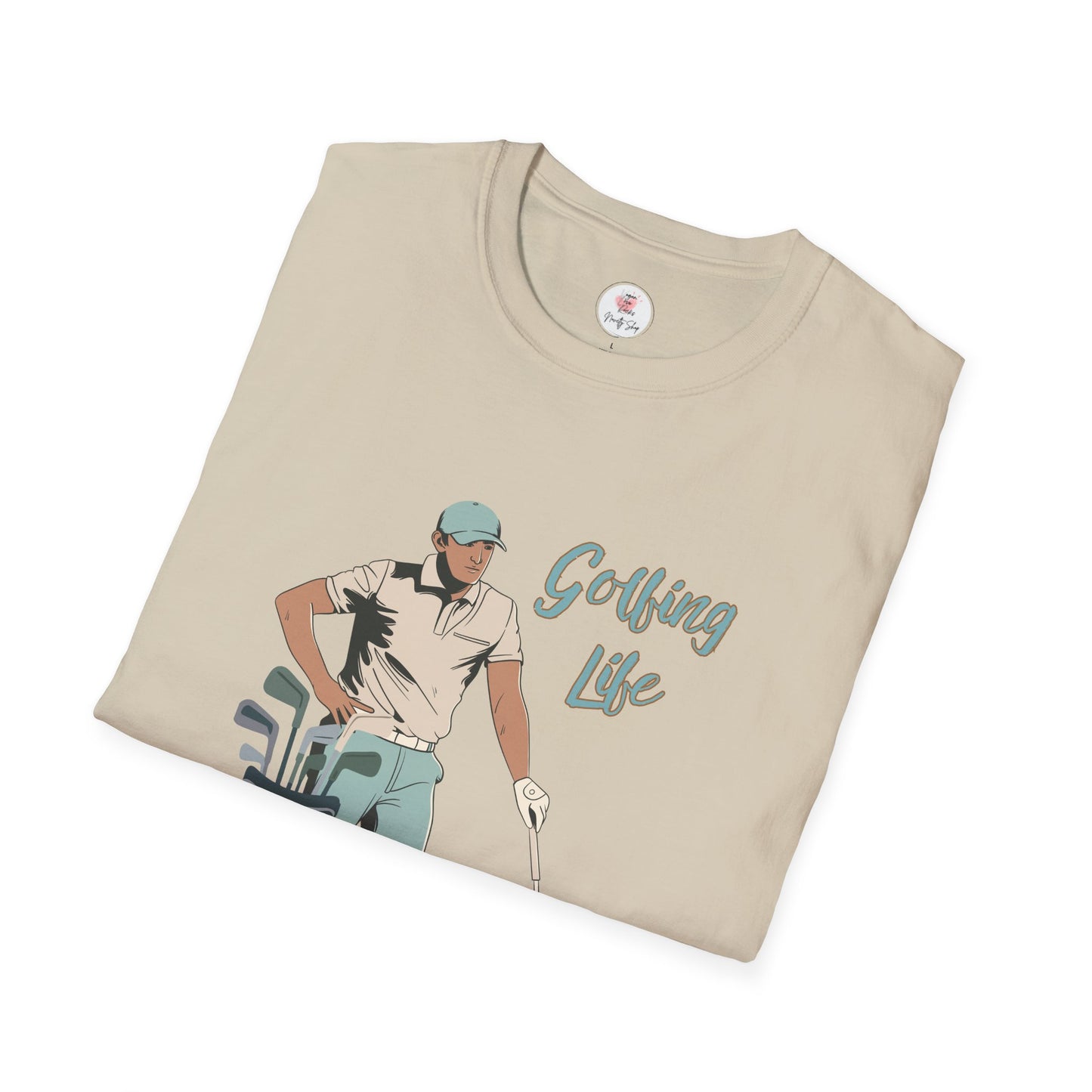 Golfing Life T-Shirt — Men’s Golf BAG & Golfer Graphic Tee