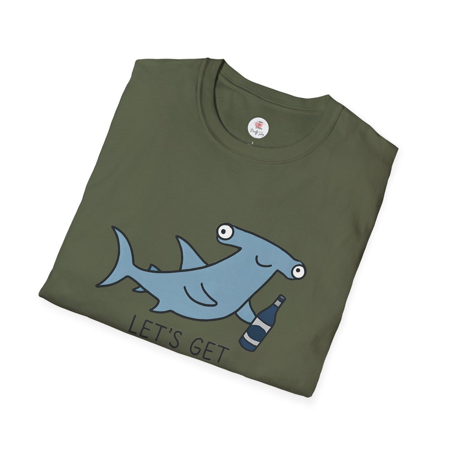 Hammerhead Shark "Let’s Get Hammered" Graphic T-Shirt
