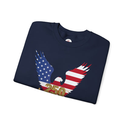 250th Anniversary American Eagle Unisex Heavy Blend™ Patriotic Crewneck Sweatshirt
