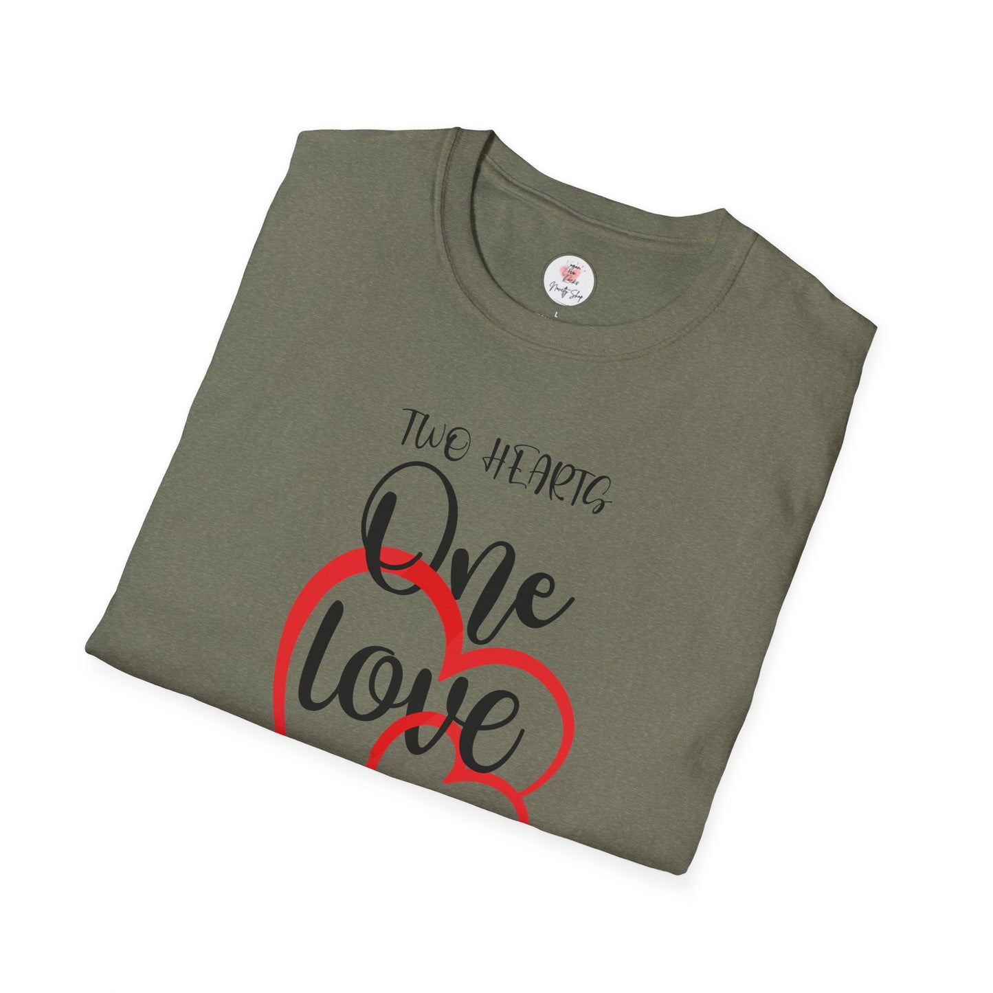 Two Hearts - One Love T-Shirt — "We Are One" Graphic Tee