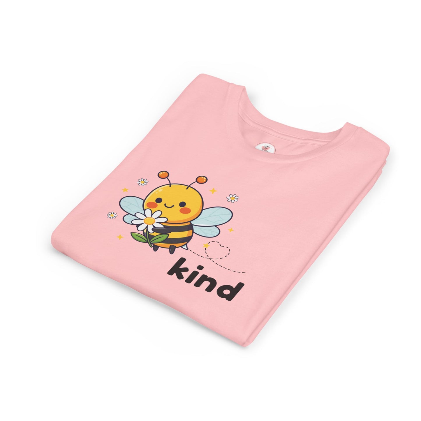 Kids Bee "Kind" T-Shirt — Cute Bumblebee Graphic Youth Tee