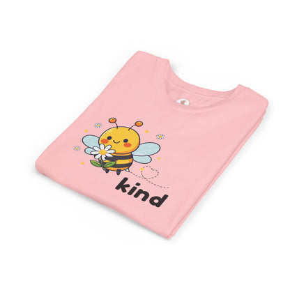 Kids Bee "Kind" T-Shirt — Cute Bumblebee Graphic Youth Tee