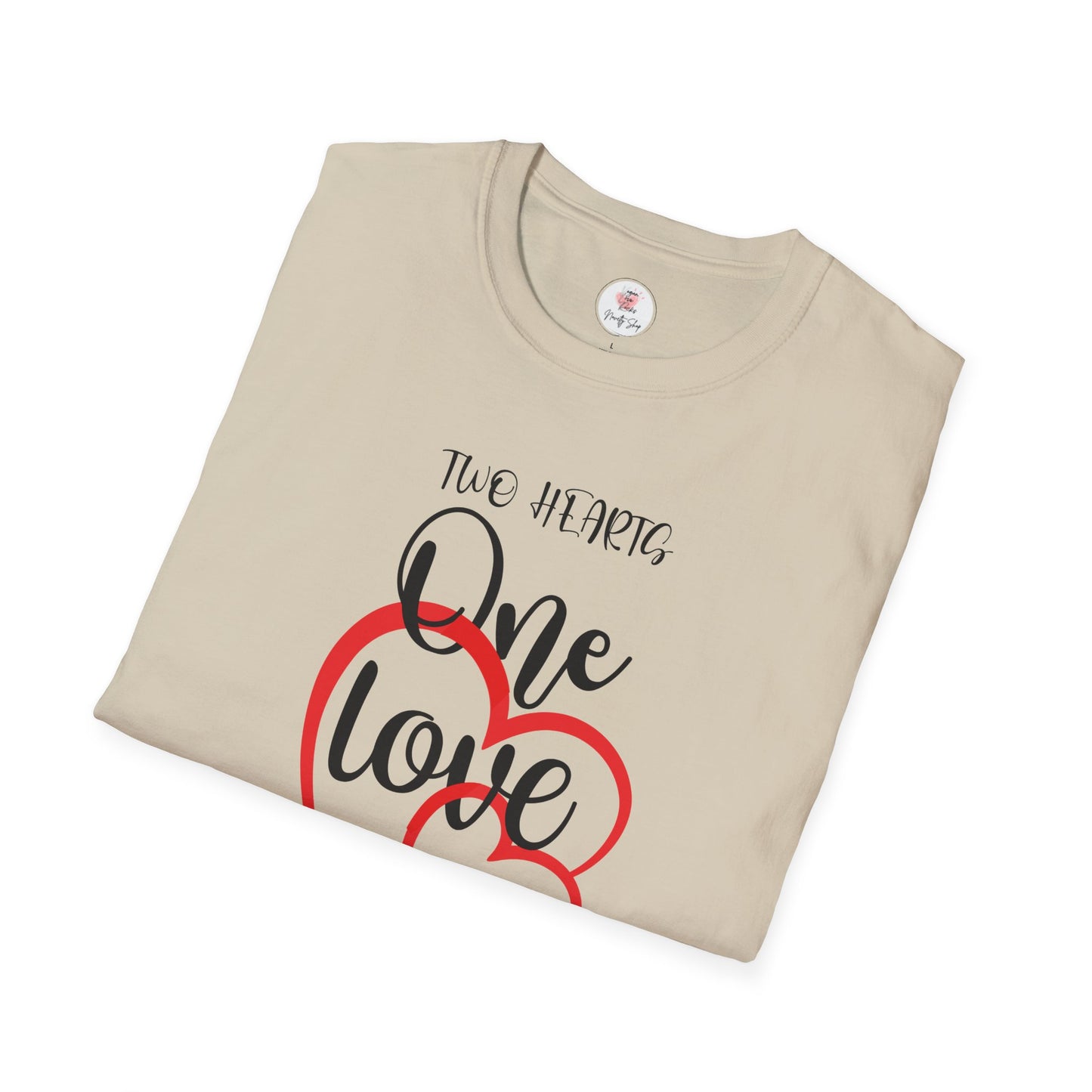 Two Hearts - One Love T-Shirt — "We Are One" Graphic Tee