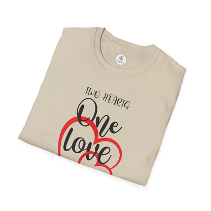 Two Hearts - One Love T-Shirt — "We Are One" Graphic Tee