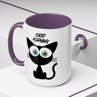 Cute Cat Good Morning Coffee Mug