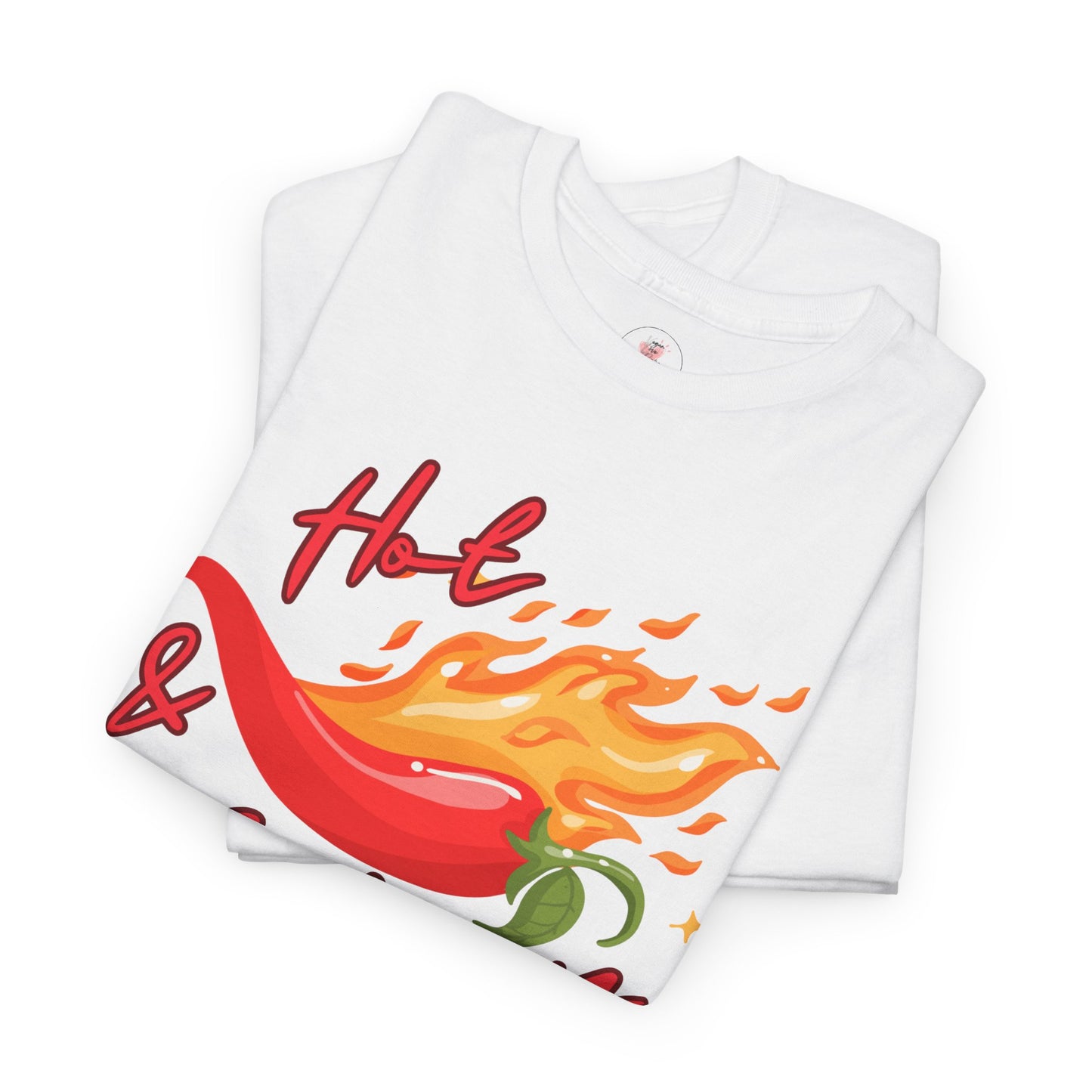 Hot & Spicy T-Shirt — Flaming Chili Pepper Graphic Tee