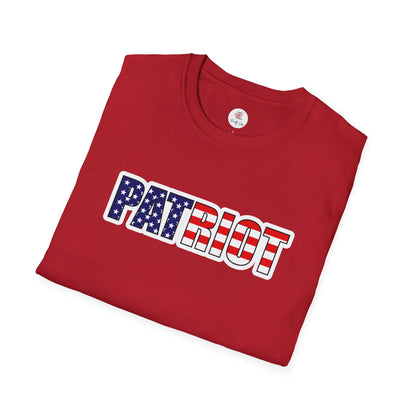Patriot Flag Tee — "PATRIOT" American Flag Graphic T-Shirt