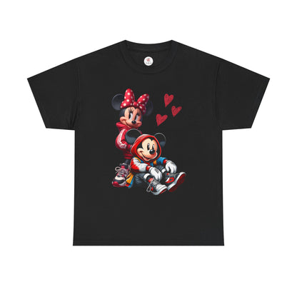 Mickey & Minnie Hearts T-Shirt, Disney Couples Shirt