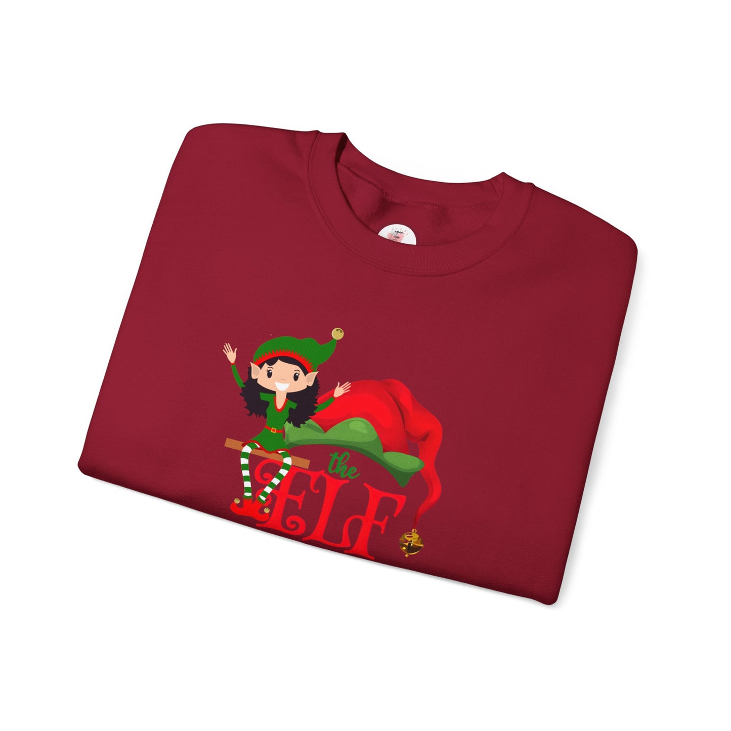 Holiday Crewneck Sweatshirt - 'The Elf Made Me Do It'