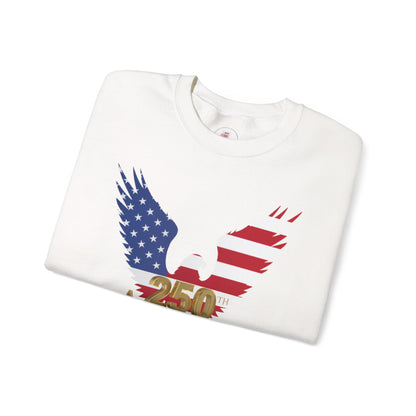 250th Anniversary American Eagle Unisex Heavy Blend™ Patriotic Crewneck Sweatshirt
