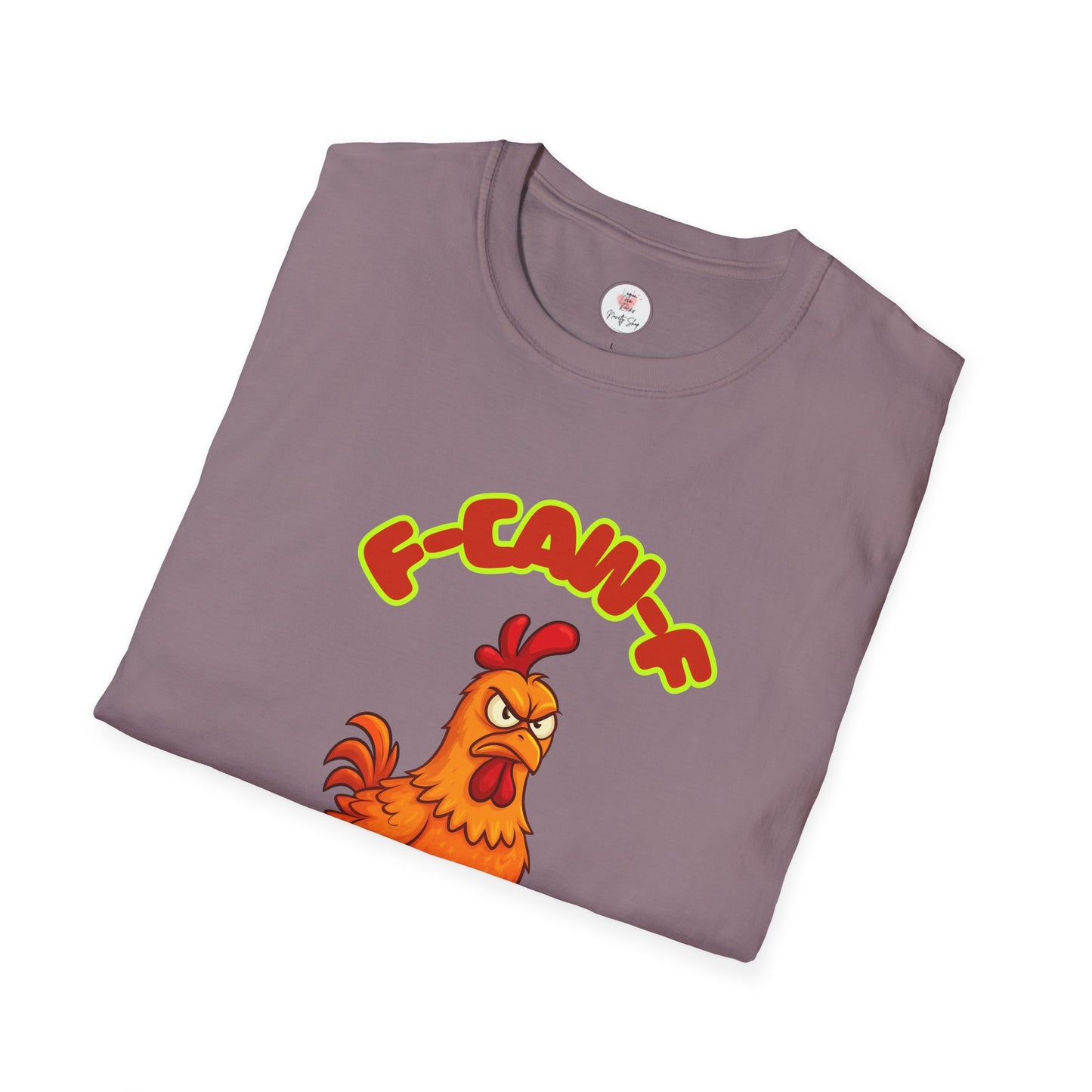 Rooster Funny Illustration T-Shirt — F-CAW-F Graphic Tee