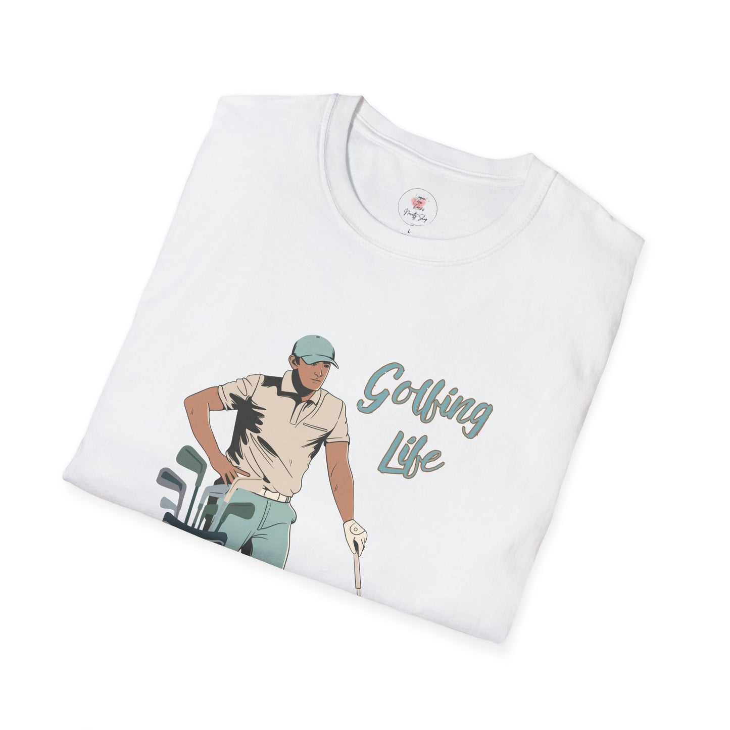 Golfing Life T-Shirt — Men’s Golf BAG & Golfer Graphic Tee
