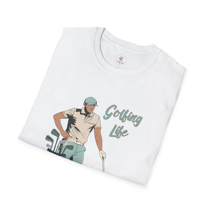 Golfing Life T-Shirt — Men’s Golf BAG & Golfer Graphic Tee