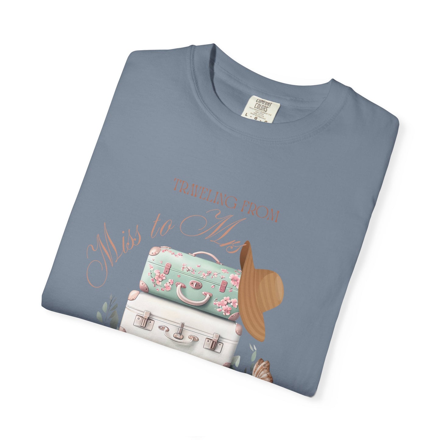 Traveling From Miss to Mrs Bridal T-shirt