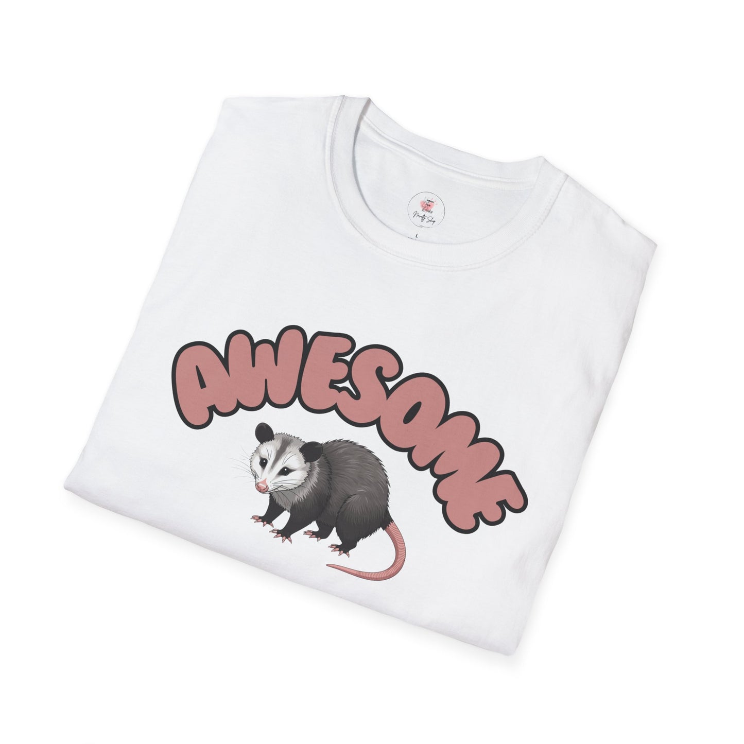 Awesome Opossum Retro Graphic T-Shirt — Cute Animal Lover Tee