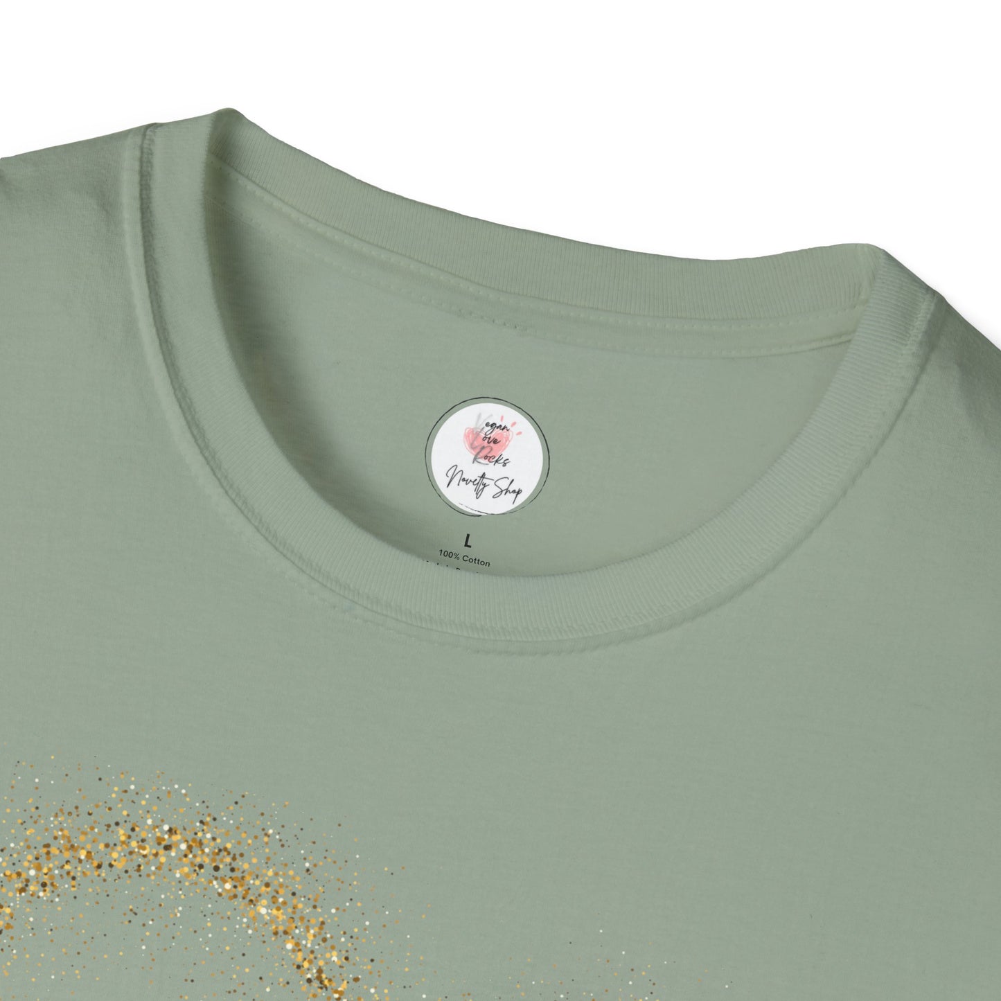 50th Anniversary T-Shirt – "Fifty Years Later" Gold Heart & Rings Celebration Tee