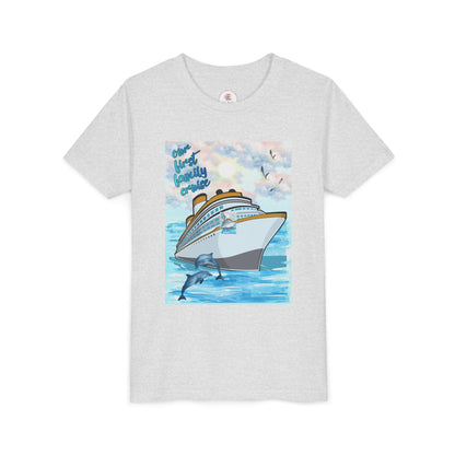 Cruise Ship Tee — "Our First Family Cruise" Youth T-Shirt