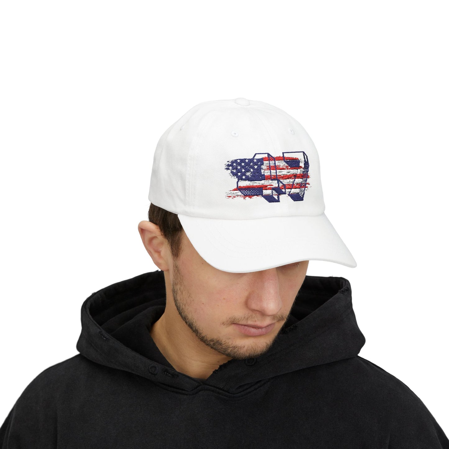 Trump Cap, Patriotic USA Flag 47,