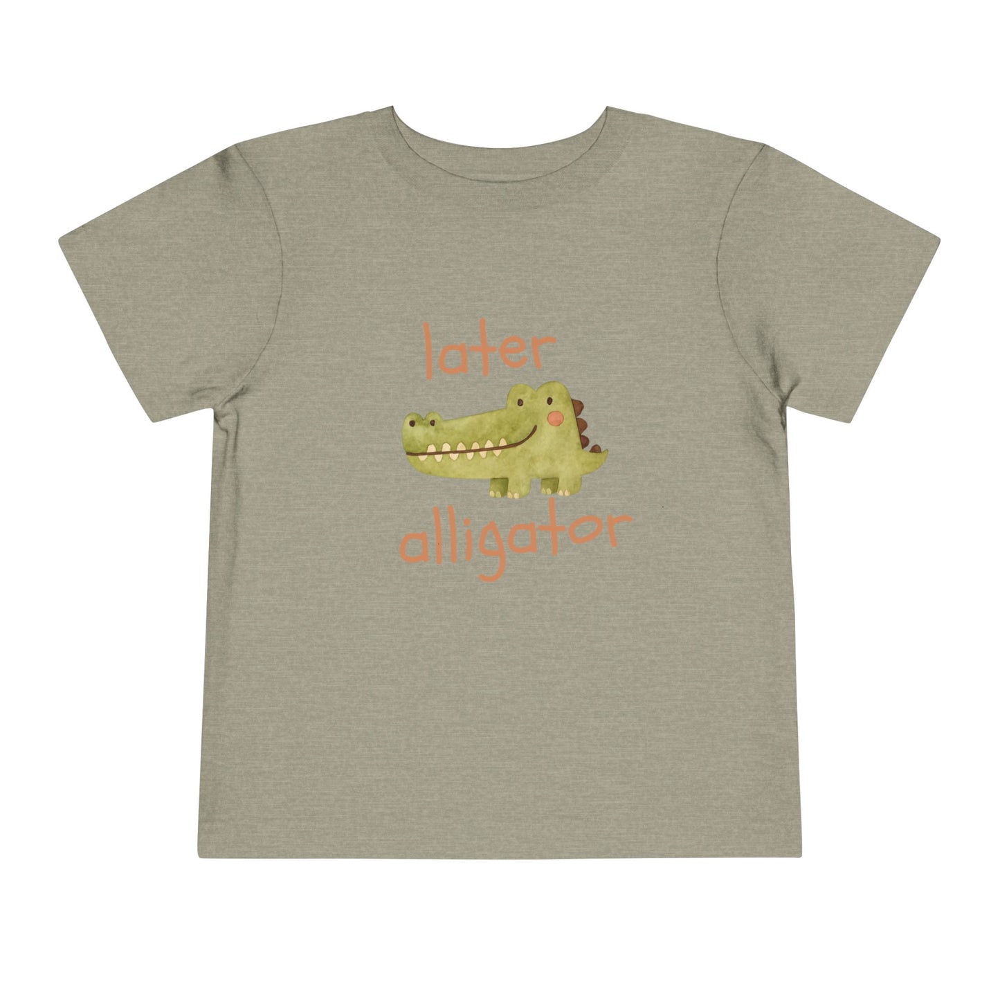 Later Alligator Toddler Tee — Cute Crocodile Graphic Shirt