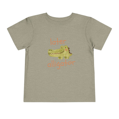 Later Alligator Toddler Tee — Cute Crocodile Graphic Shirt