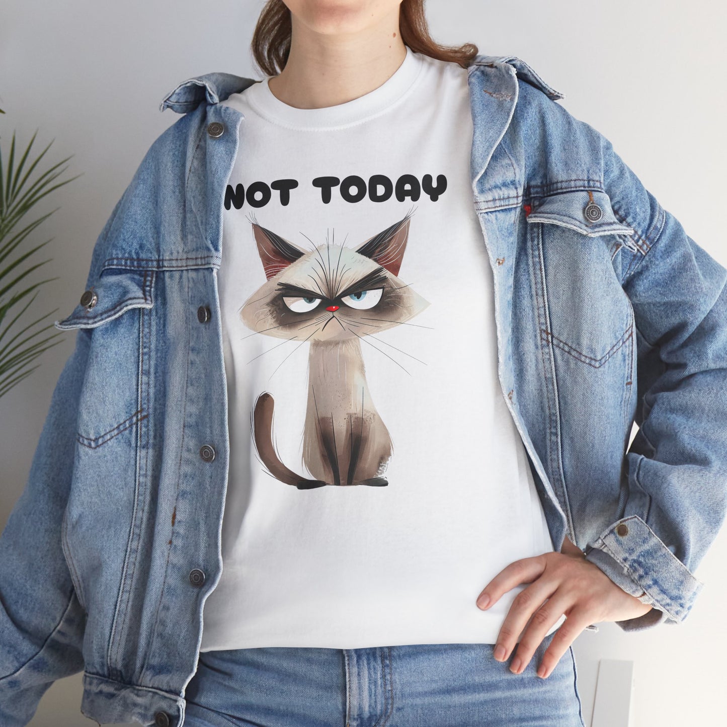 Not Today Cat Unisex Tee