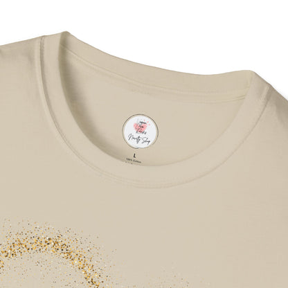 50th Anniversary T-Shirt – "Fifty Years Later" Gold Heart & Rings Celebration Tee