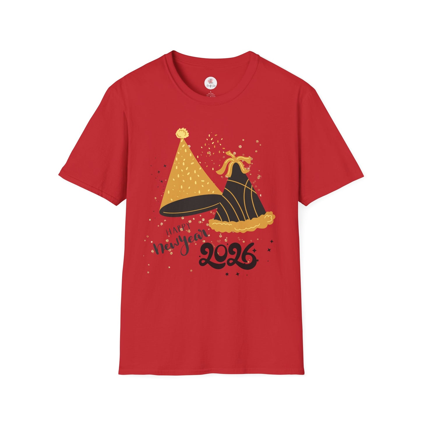 2026 New Year Party T-Shirt — "Happy New Year 2026" Celebration Tee