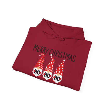 Christmas Gnome Hoodie — Merry Christmas Ho Ho Ho Holiday Sweatshirt