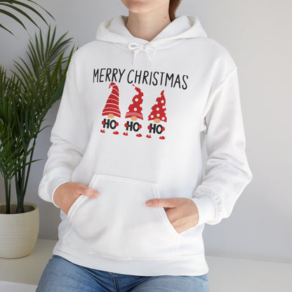 Christmas Gnome Hoodie — Merry Christmas Ho Ho Ho Holiday Sweatshirt