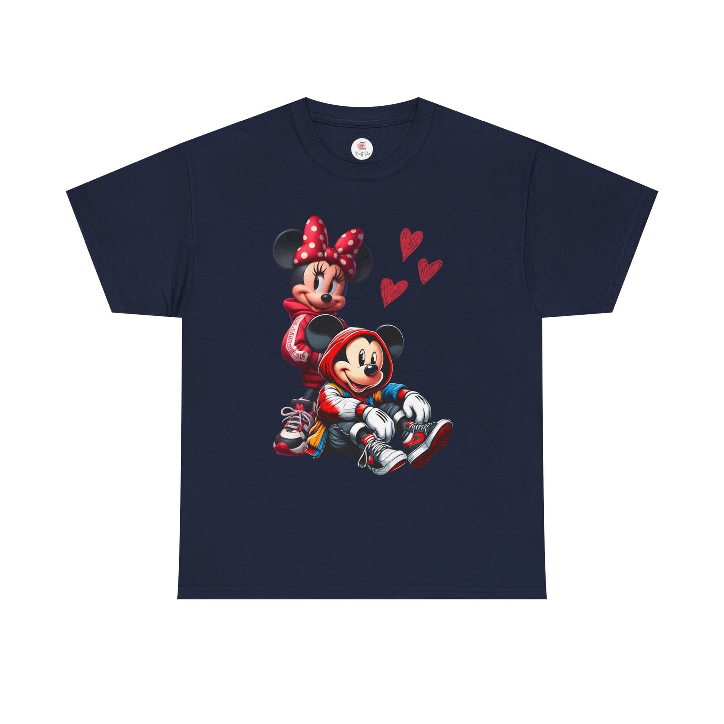 Mickey & Minnie Hearts T-Shirt, Disney Couples Shirt