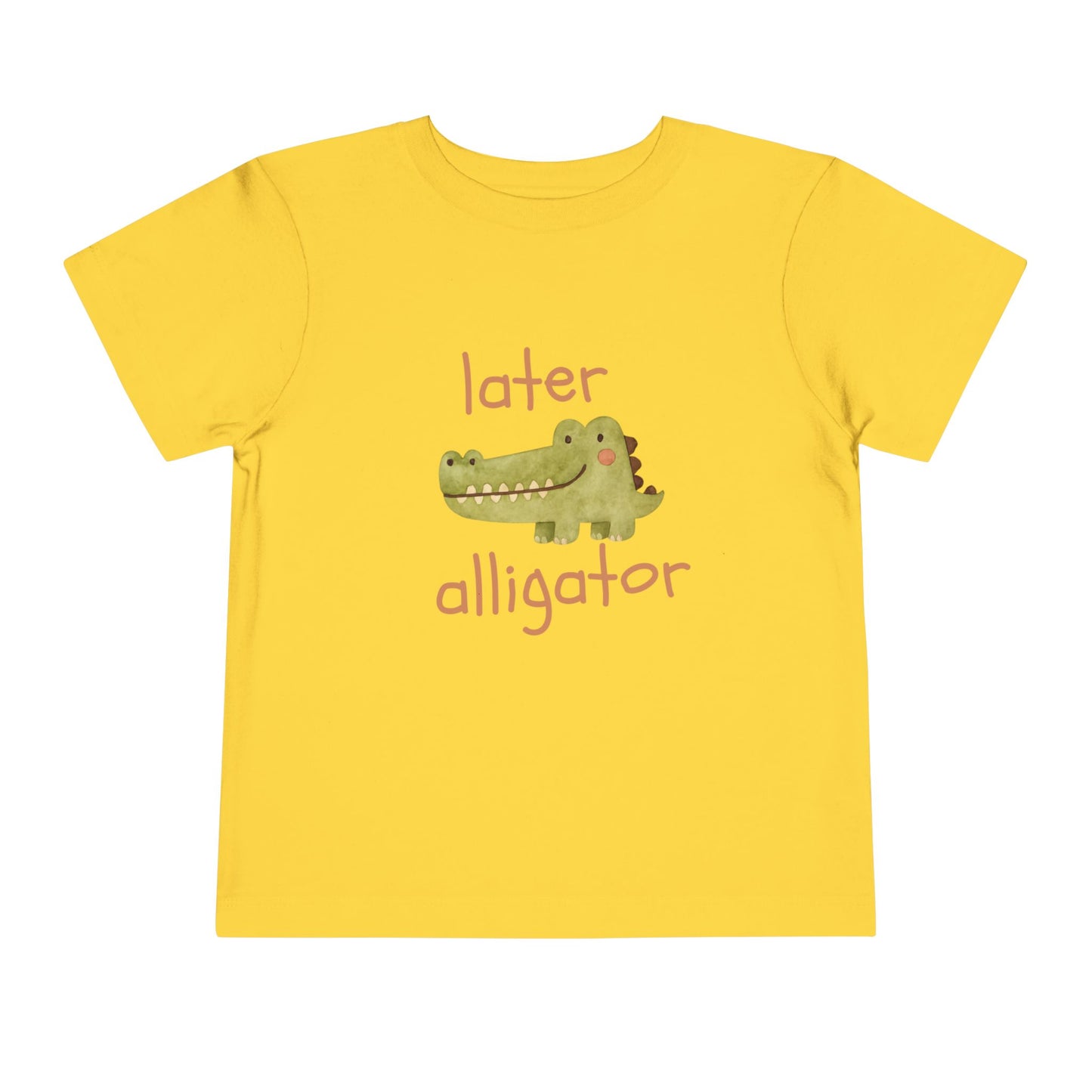 Later Alligator Toddler Tee — Cute Crocodile Graphic Shirt