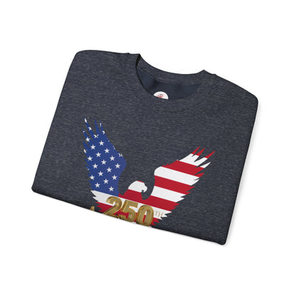 250th Anniversary American Eagle Unisex Heavy Blend™ Patriotic Crewneck Sweatshirt